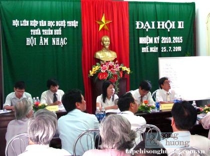 Đại hội Hội Âm nhạc Thừa Thiên Huế khóa XI, nhiệm kỳ 2010 -2015